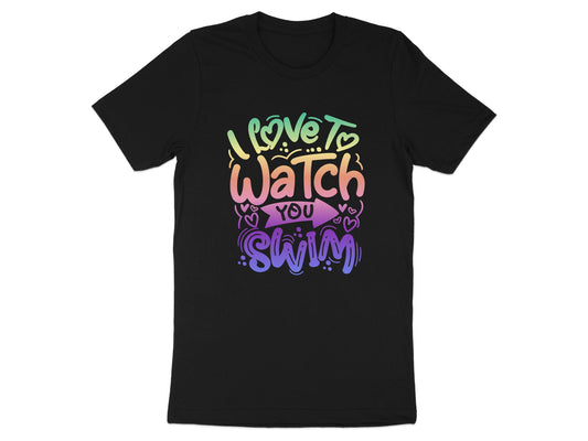 I Love to Watch You Swim Printed T-shirt product type