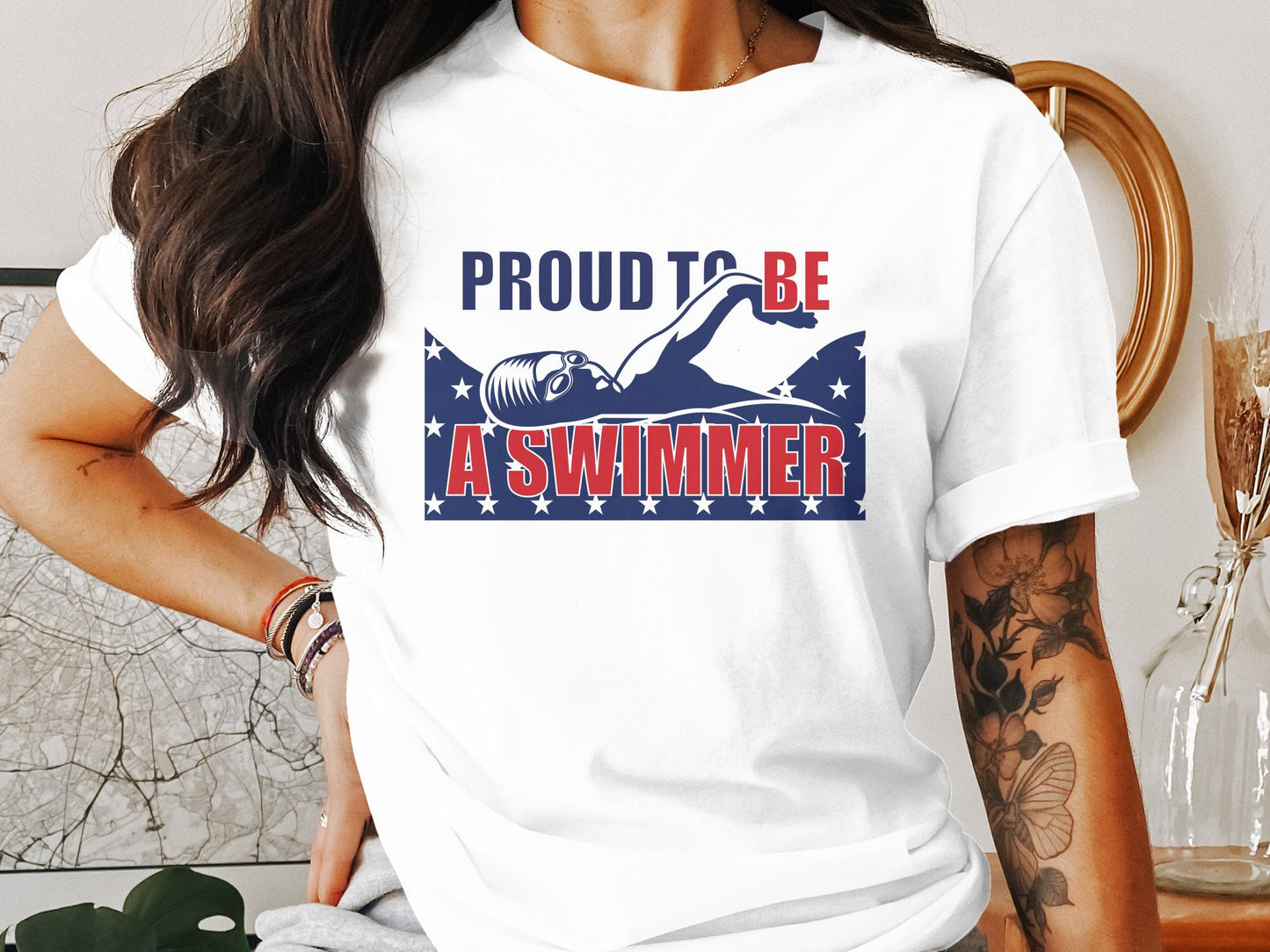 Proud To Be A Swimmer T-shirt