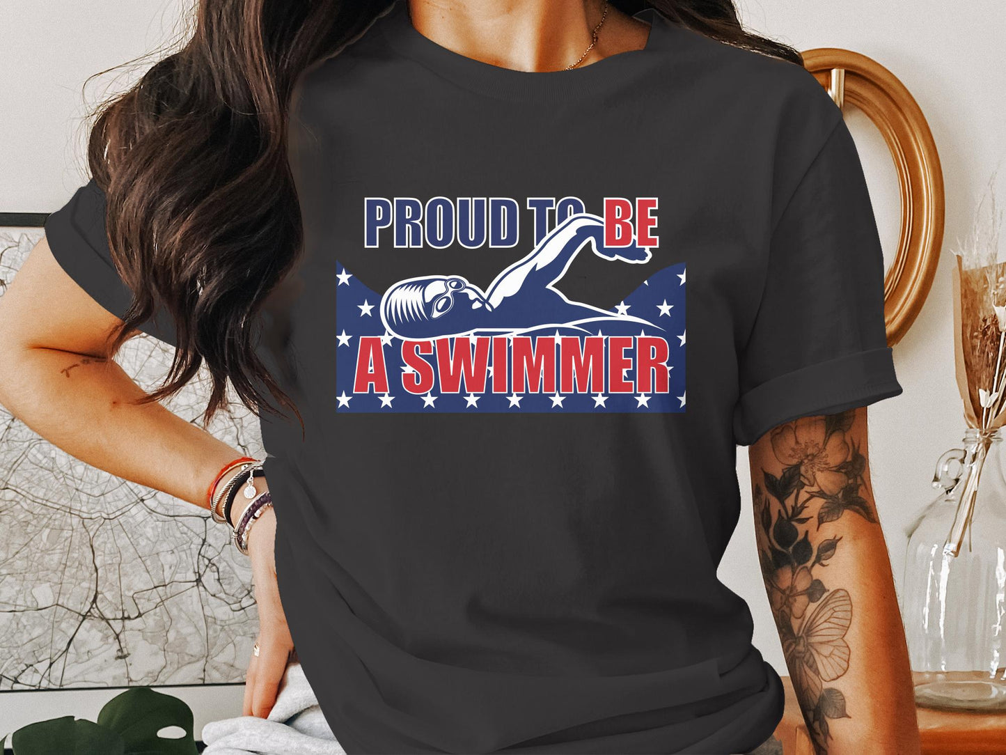 Proud To Be A Swimmer T-shirt