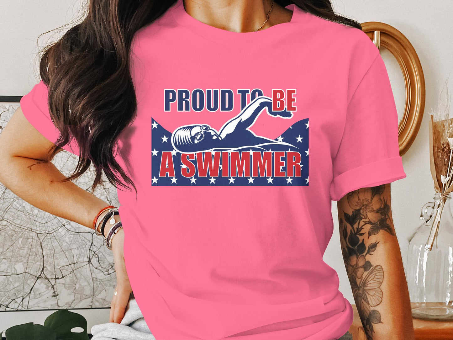 Proud To Be A Swimmer T-shirt