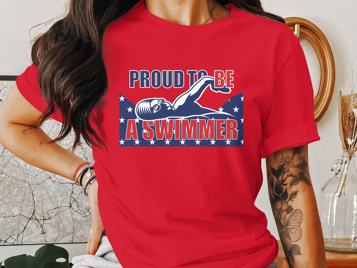 Proud To Be A Swimmer T-shirt