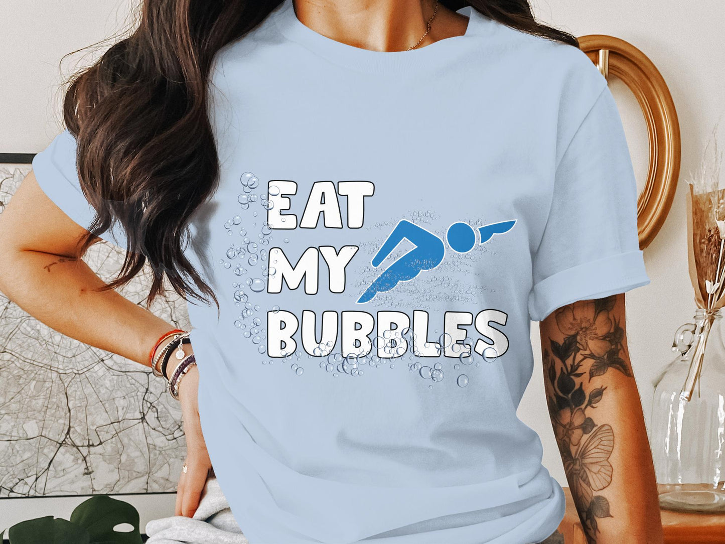 Eat My Bubbles Swim T-shirt