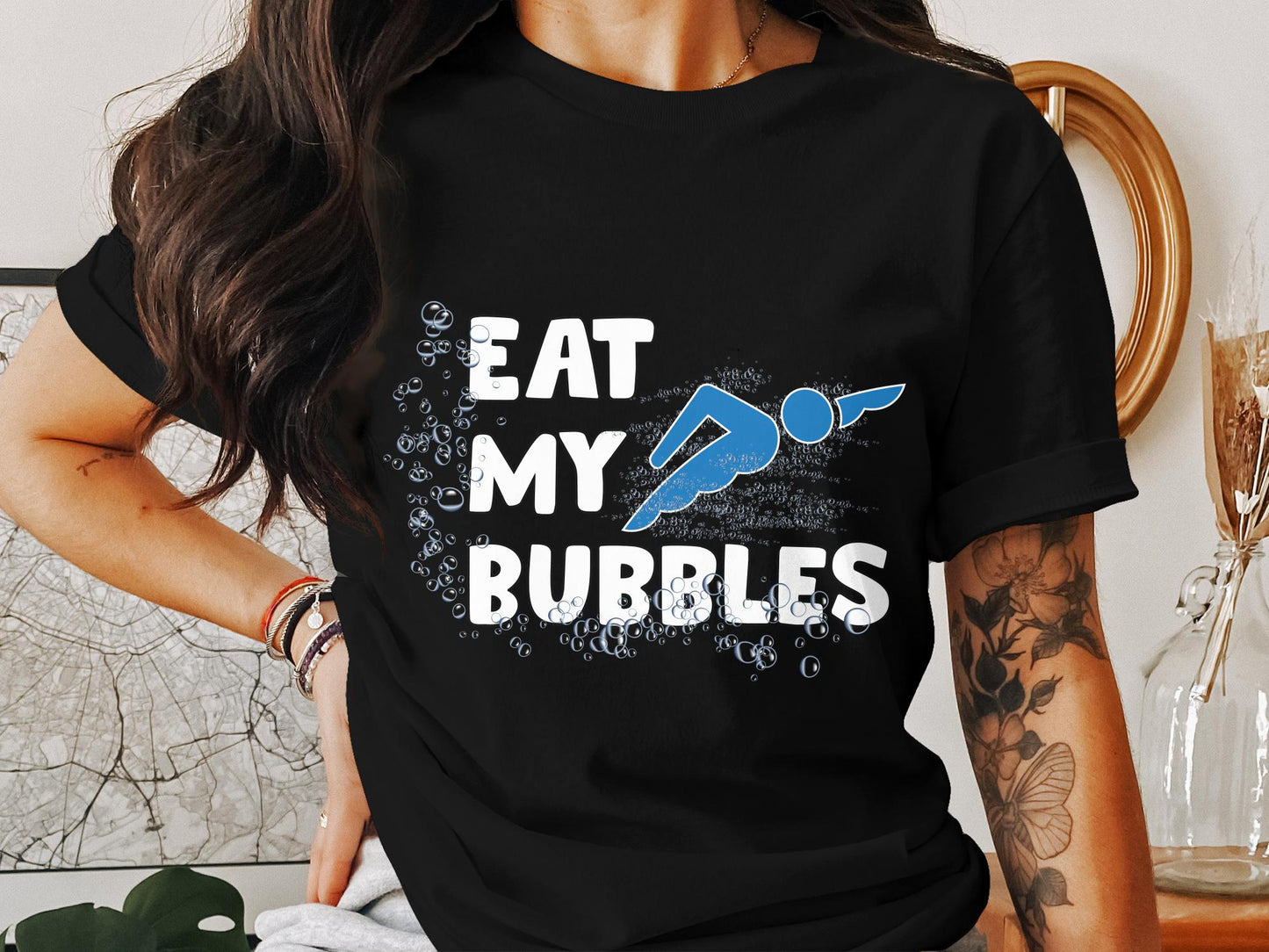 Eat My Bubbles Swim T-shirt